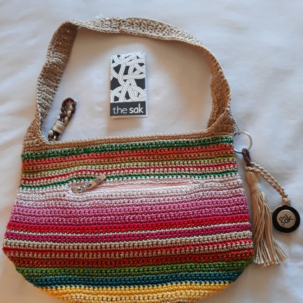 Crocheted purse